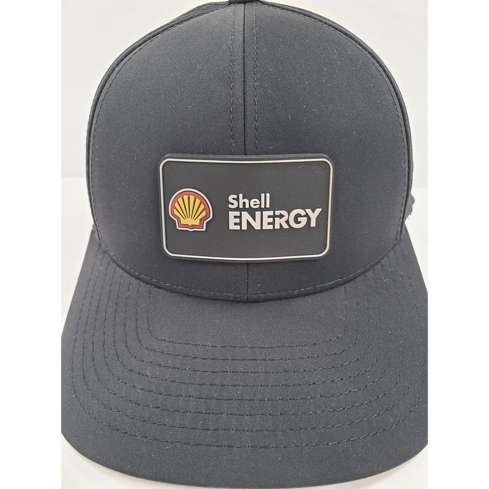 Branded Bills Shell Energy Black Performance Hat Style 500 Flexfit 110 Cap